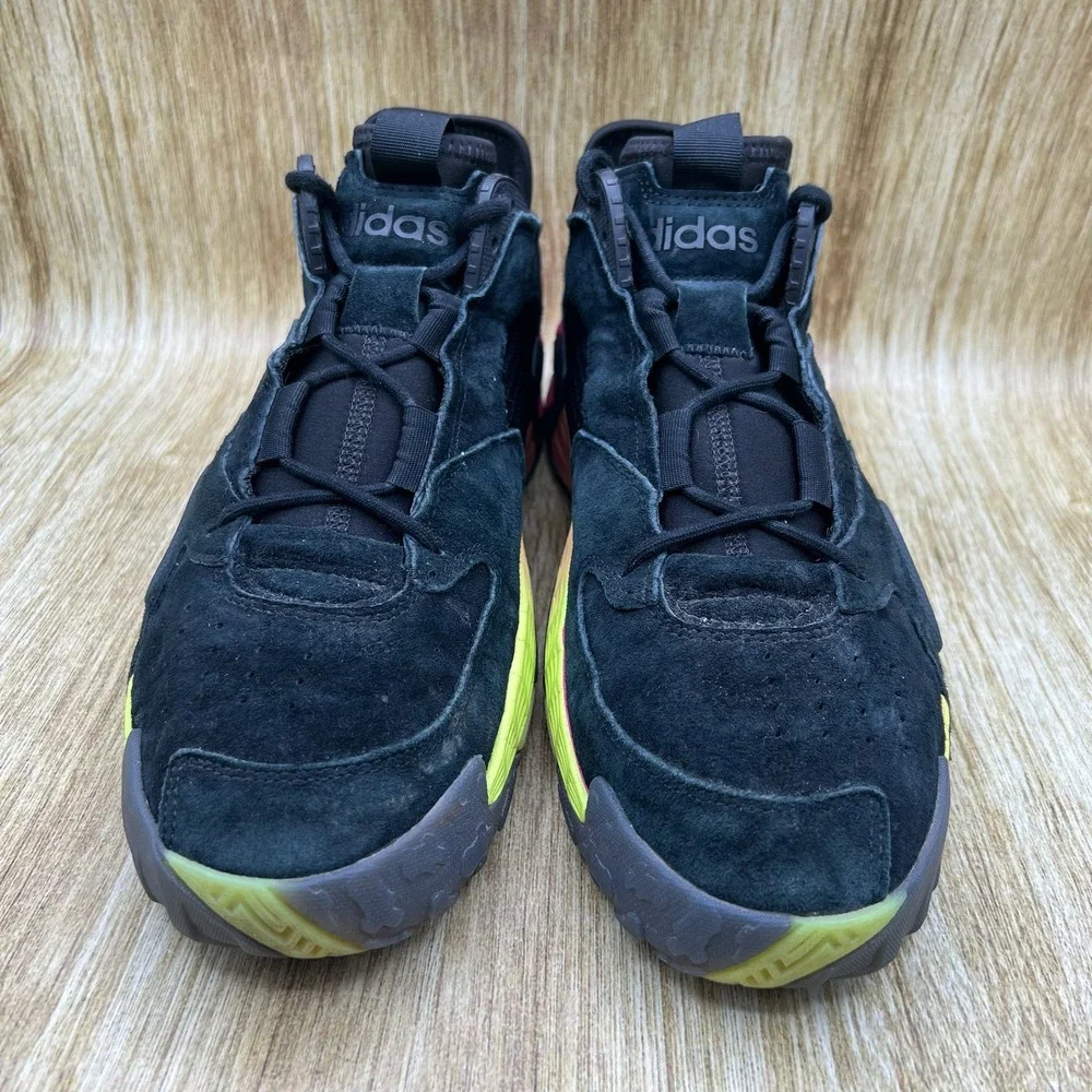 Adidas Streetball‎ Men's Size 10.5 Basketball Shoes Black Multi Sneakers EF1906